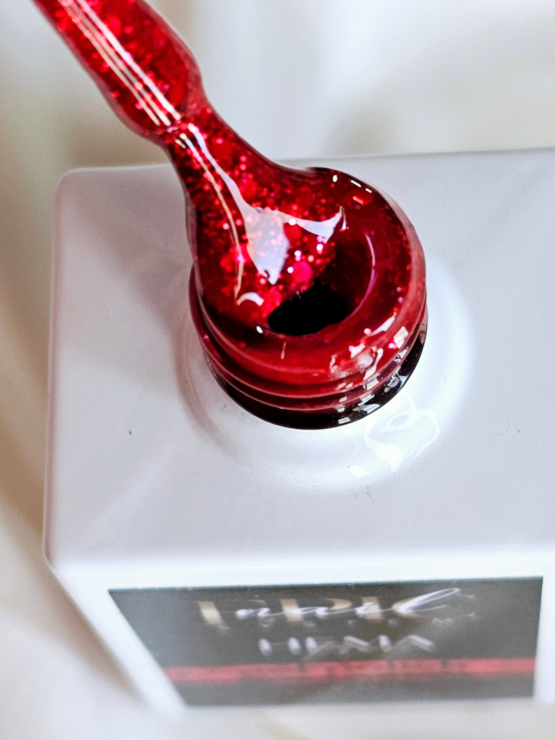 EPIC RED RUBY GEL POLISH GLITTER
