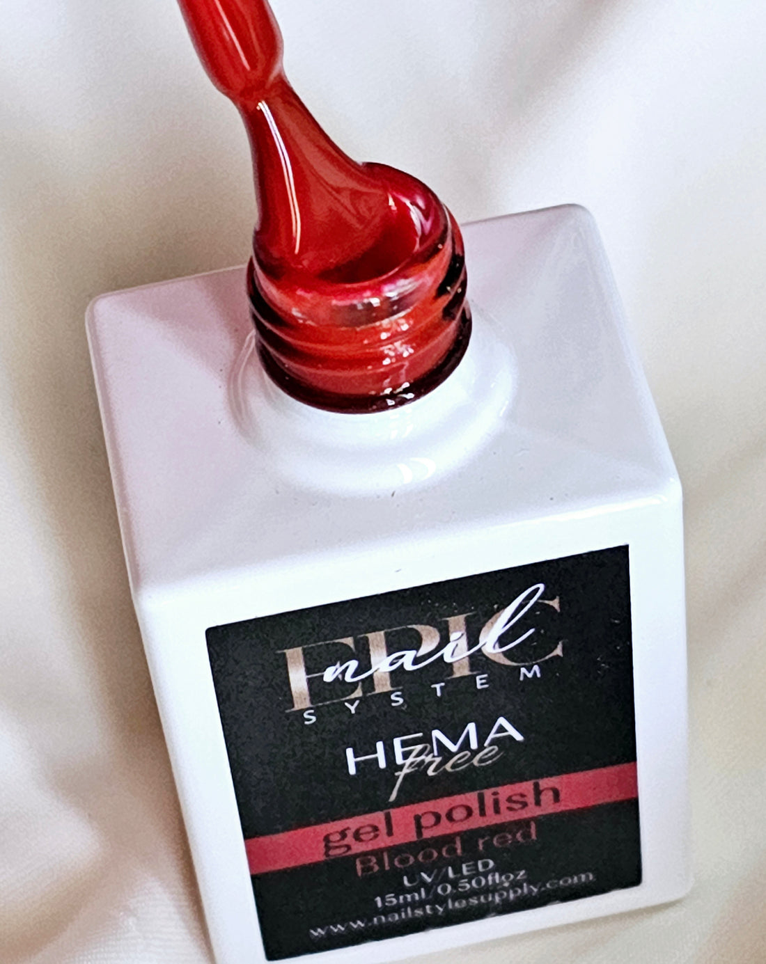 EPIC BLOOD RED GEL POLISH