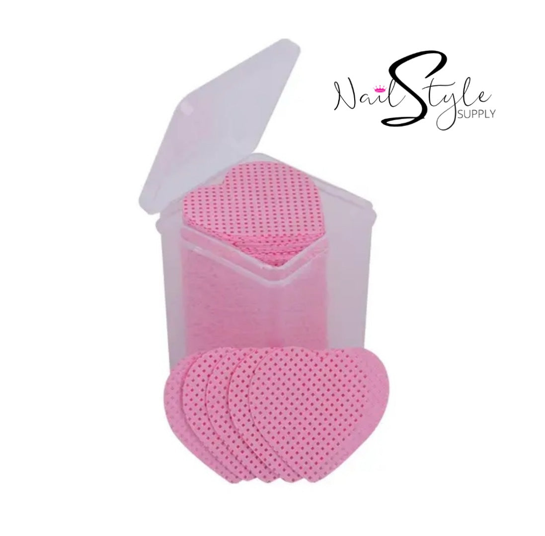 TOALLITAS EN FORMA DE 🩷 SIN PELUSA (PINK) 200 PCS.