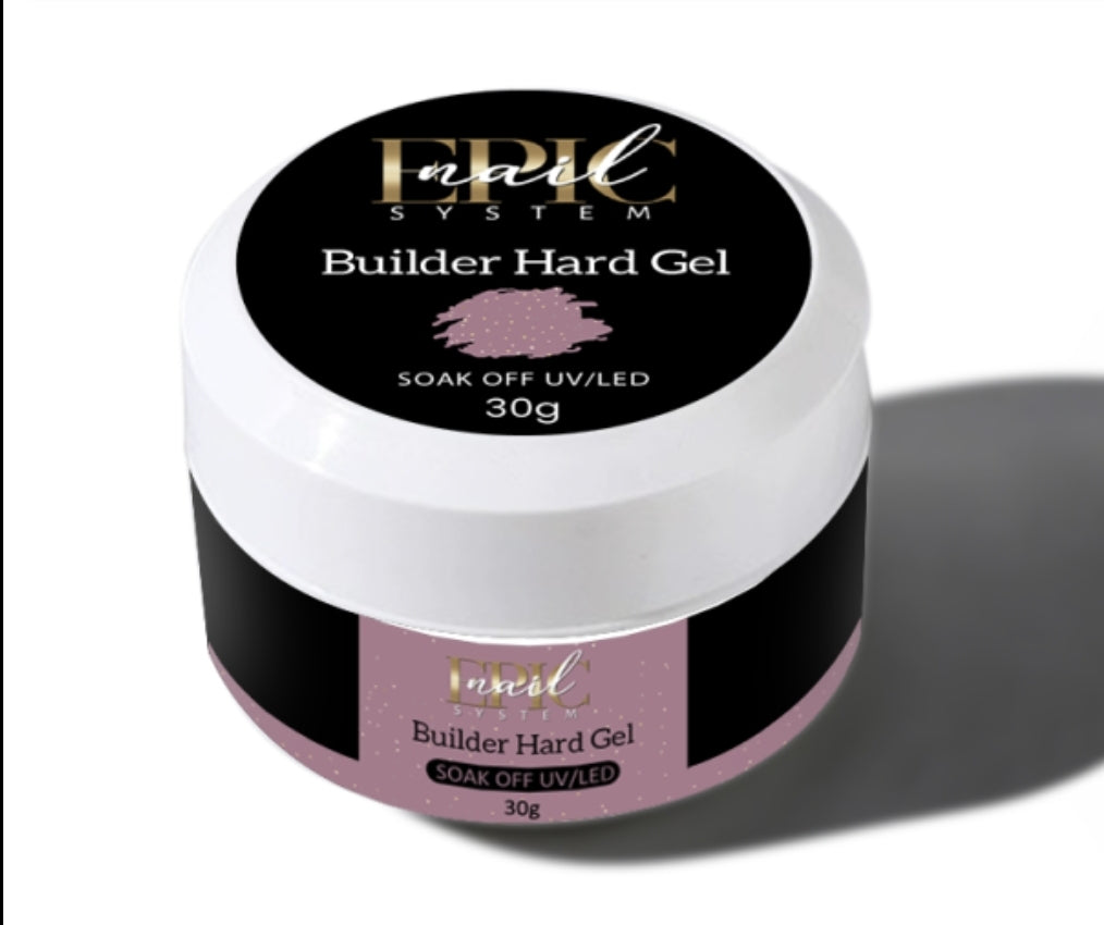 Epic builder hard gel Light Rose with sparkle