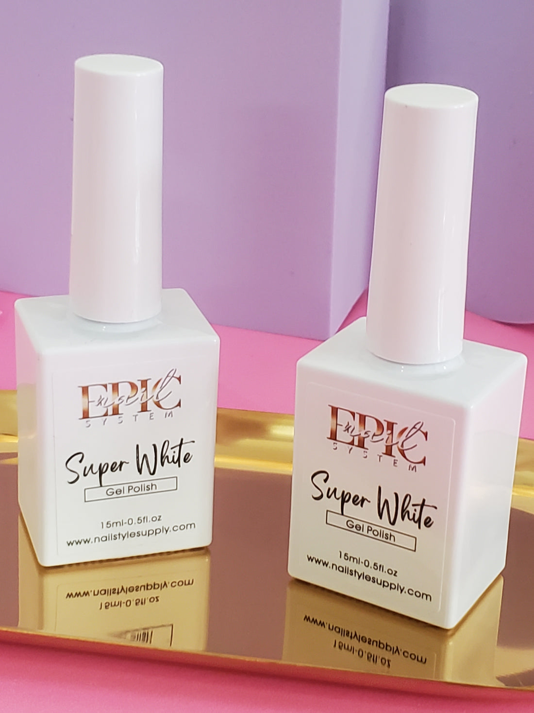 Epic gel polish super white