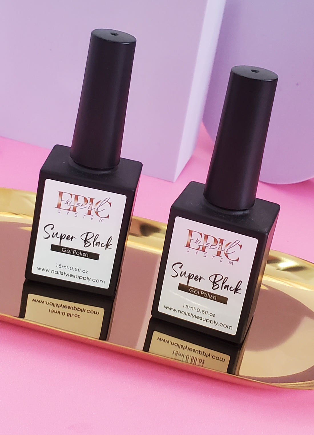 Epic gel polish super black