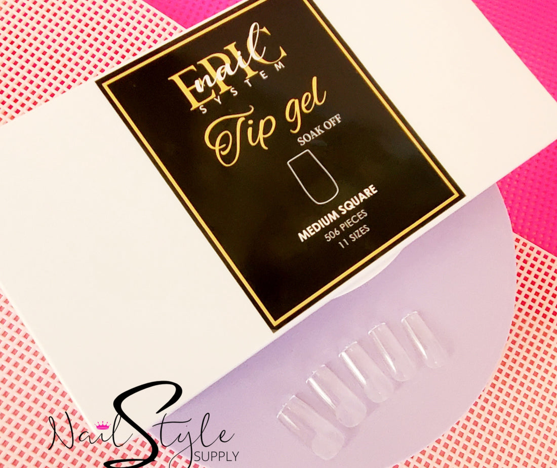 EPIC GEL TIPS MEDIUM SQUARE