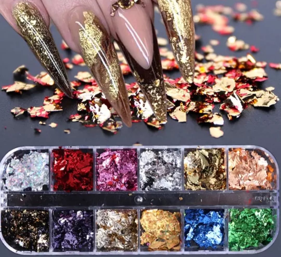 Brillos con papel aluminio