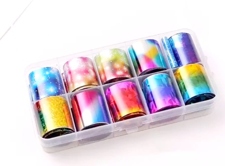 Holographic foil box